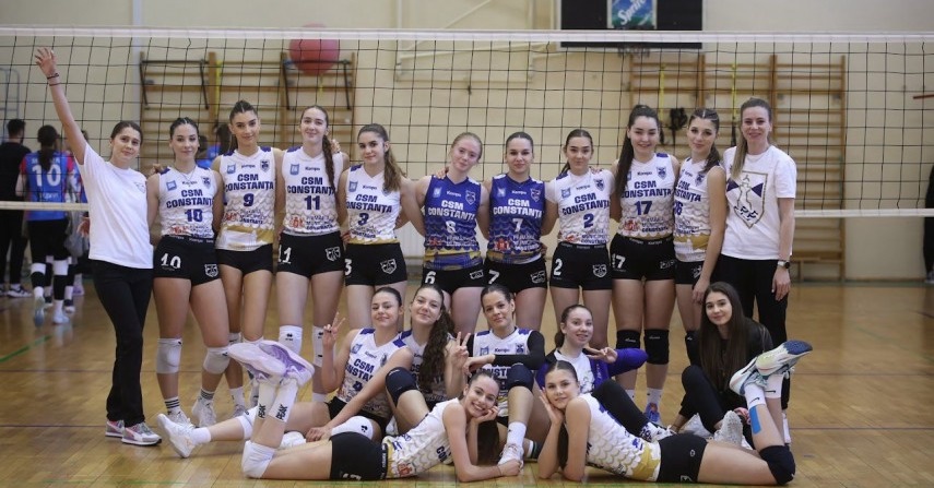Volei: Echipa de junioare a CSM Constanta incepe meciurile de la turneul final