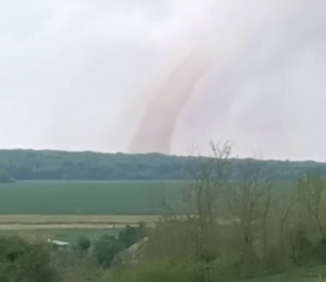 Tornadaă, jud/ Tulcea, Sursa foto: Facebook/Meteoplus