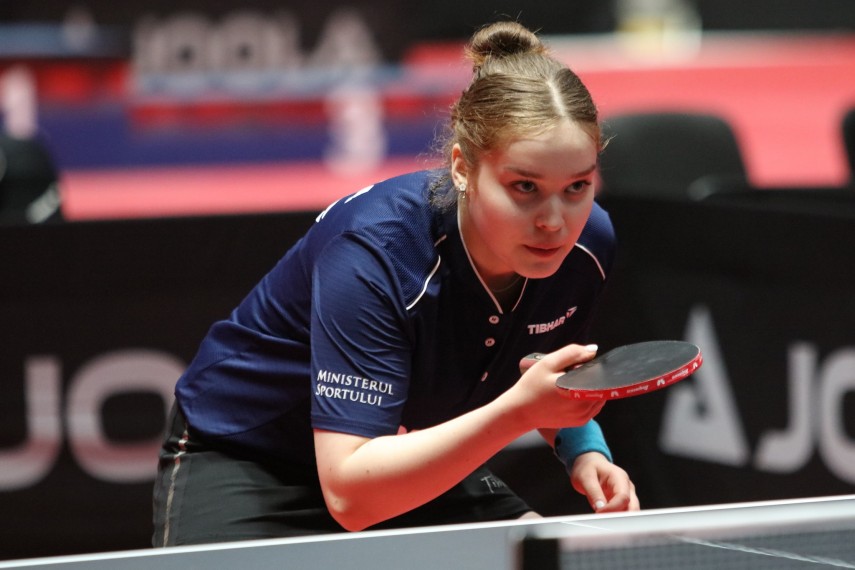 Elena Zaharia. Sursa foto: Facebook (Federația Română de Tenis de Masă)