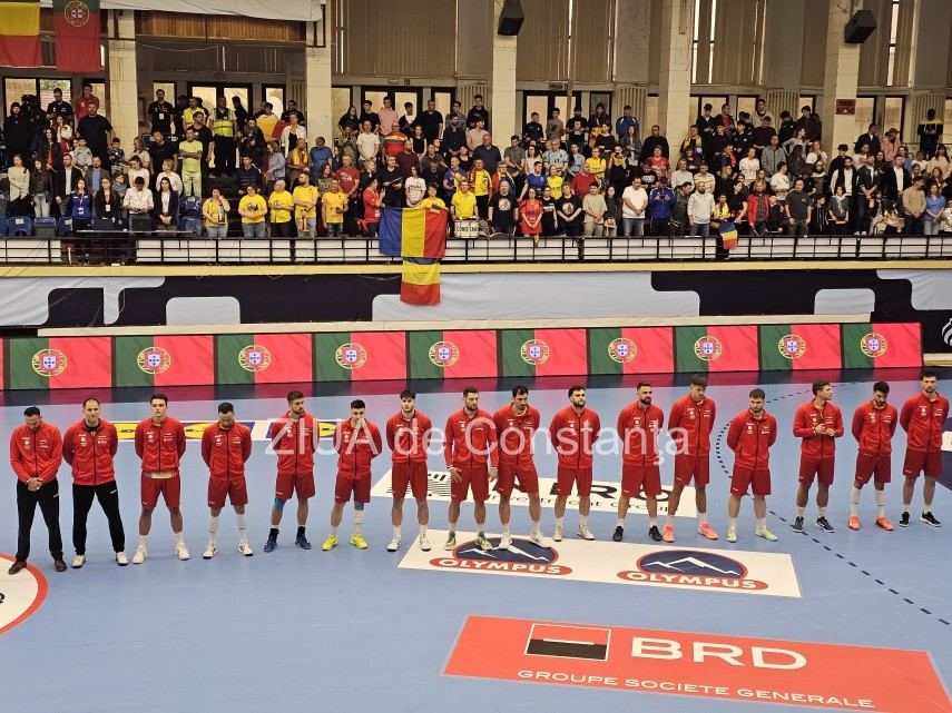 În penultimul meci din preliminarii, România a învins Portugalia la Constanța. Sursa foto: ZIUA de Constanța
