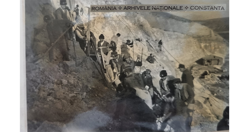 Lagăr al Canalului Dunăre - Marea Neagră. Colecție Arhivele Naționale Constanța