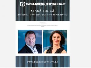 Evenimente Constanța 14 mai „Seară Lirică”, eveniment de neratat la Teatrul „Oleg Danovski”  