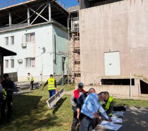 FOTO Florin Mitroi, președintele CJC, anunță stadiul lucrărilor de extindere a Unității de Asistență Medico-Socială Agigea - „Este un început bun” 