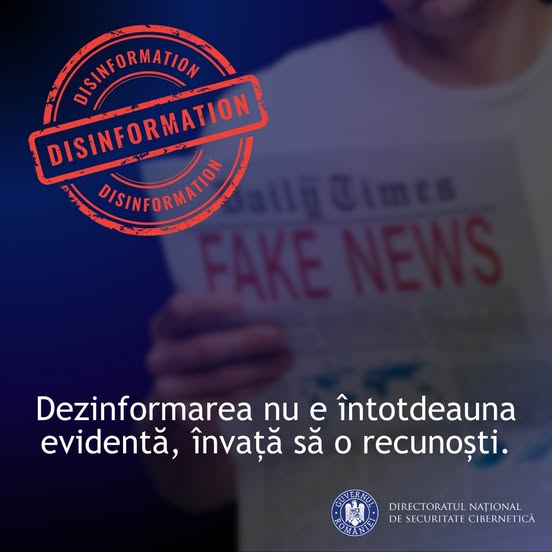 Sursa foto: Facebook/Directoratul Național de Securitate Cibernetică