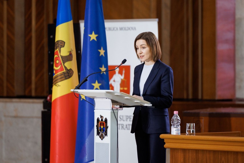 Președintele Republicii Moldova, Maia Sandu, sursa foto: Facebook.com