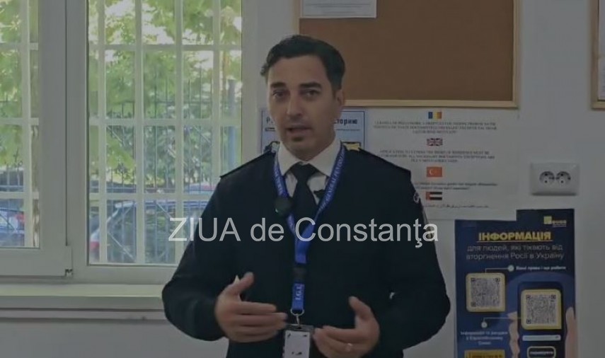 Șeful Serviciului pentru Imigrări, cms. șef Mircea Daniel Labeș