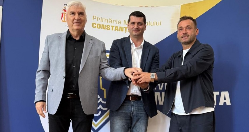 Aihan Omer, Mihai Ochiuleț și Marius Stavrositu. Sursa foto: Facebook (Mihai Ochiuleț)