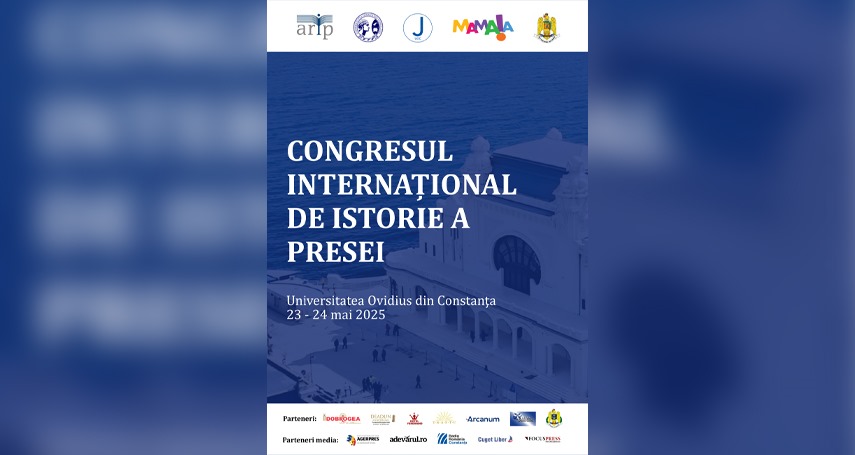 Afișul evenimentului. Foto: Universitatea „Ovidius” Constanța