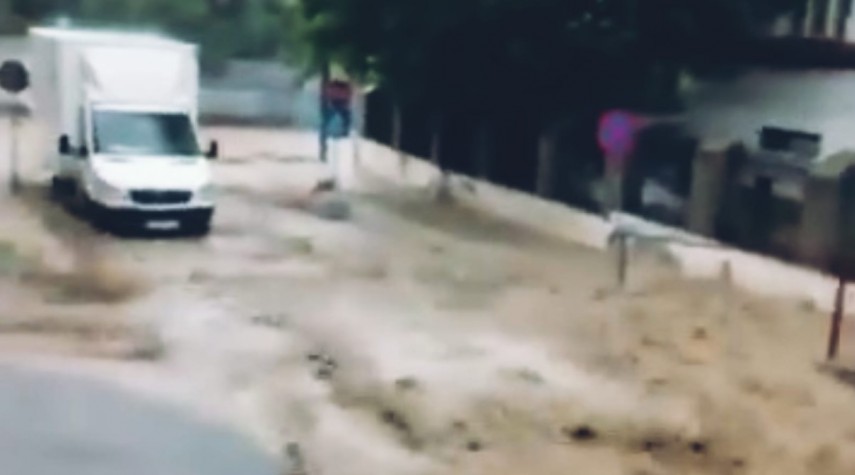 Ploaie torentiala la Cernavoda! Strazile, acoperite de apa! Avertizare Cod Portocaliu emisa de meteorologi (GALERIE FOTO+VIDEO) 
