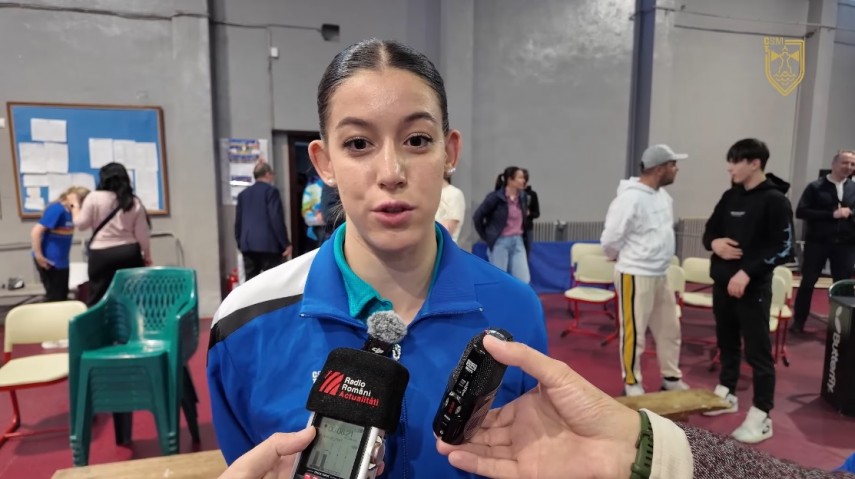 Andreea Teglaș. Sursa foto: captură Facebook (CSM Constanța)