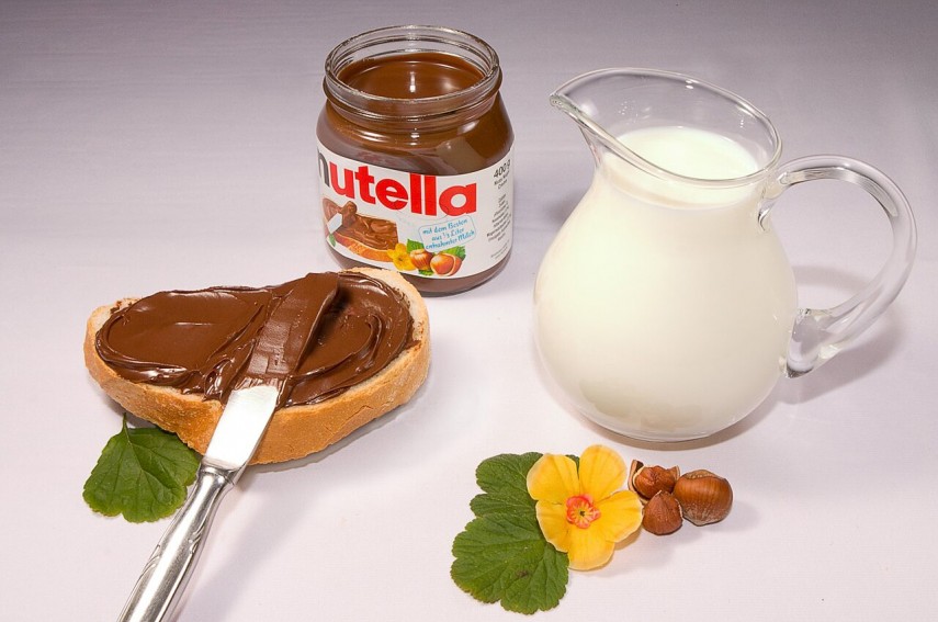 Nutella, fabricată de Ferrero SpA. Italia este cel mai mare producător de ciocolată din lume