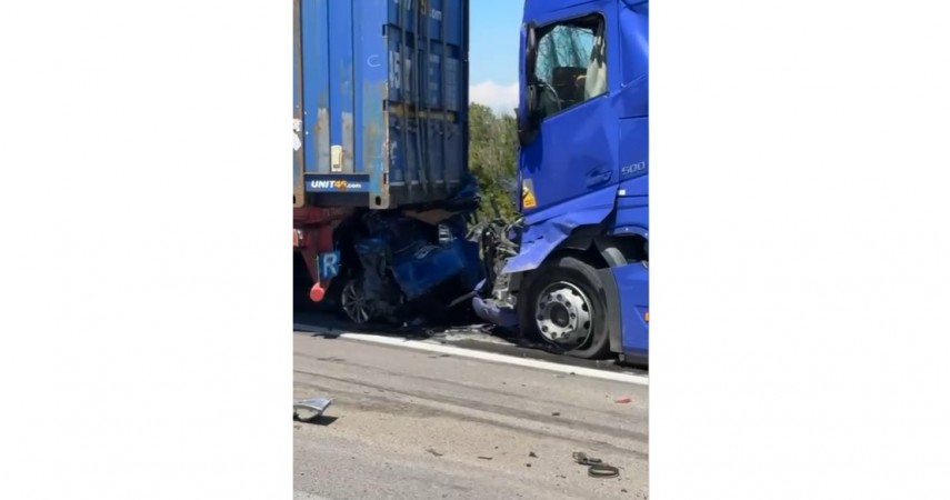 Planul Rosu de Interventie activat dupa un teribil accident pe Autostrada A1! Mai multe persoane, implicate (VIDEO) 