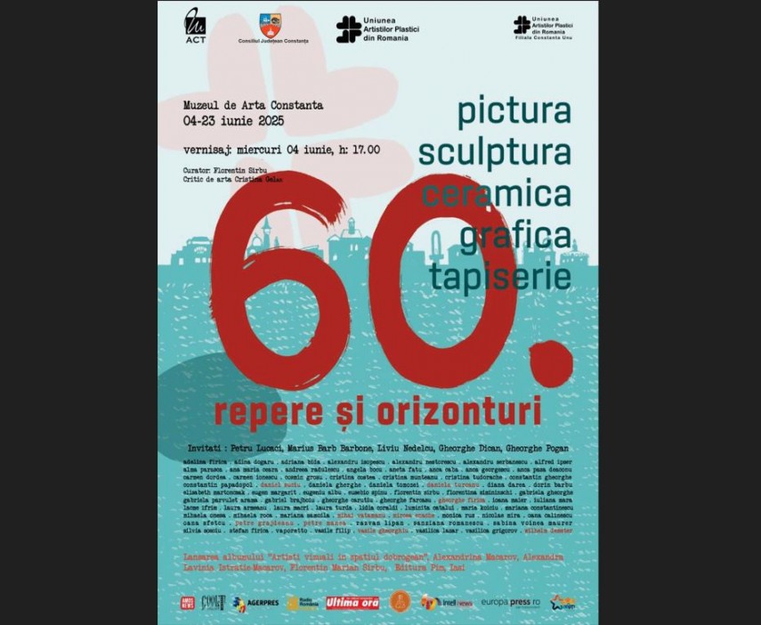 Afișul evenimentului. Foto: Muzeul de Artă Constanța