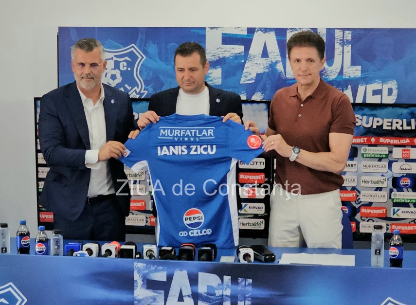 Tiberiu Curt (stânga), Ianis Zicu (centru), Gică Popescu (dreapta)