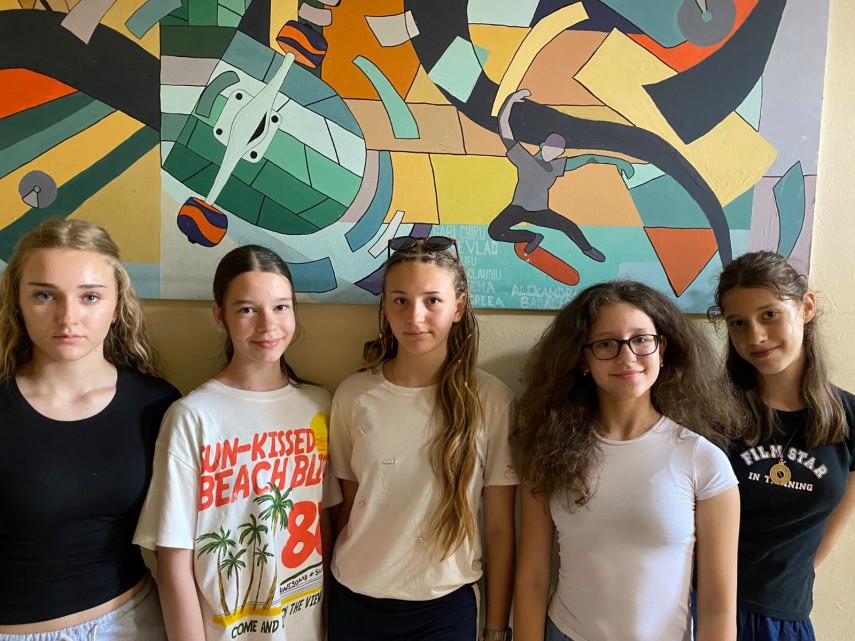 Elevele de la Colegiul Național de Arte „Regina Maria” Constanța. Foto: Angela Francisca Doicescu