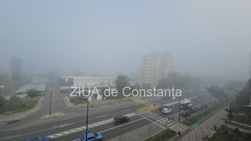 ceata densa in constanta si statiunile de pe litoral anm a emis cod galben foto video 900432