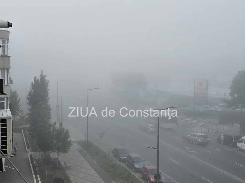 ceata densa in constanta si statiunile de pe litoral anm a emis cod galben foto video 900432