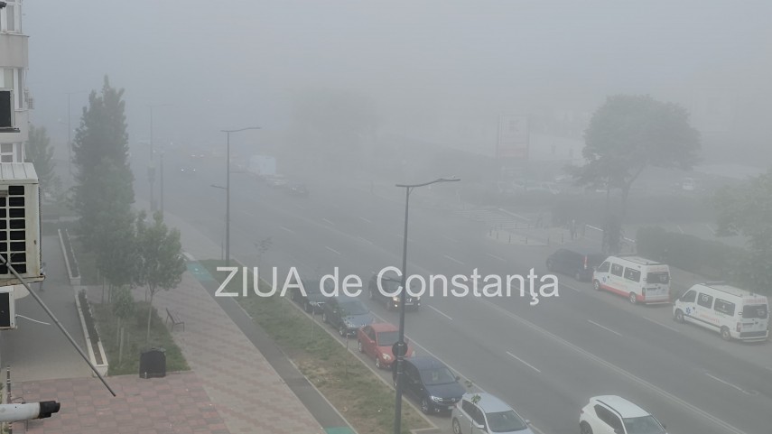 ceata densa in constanta si statiunile de pe litoral anm a emis cod galben foto video 900432