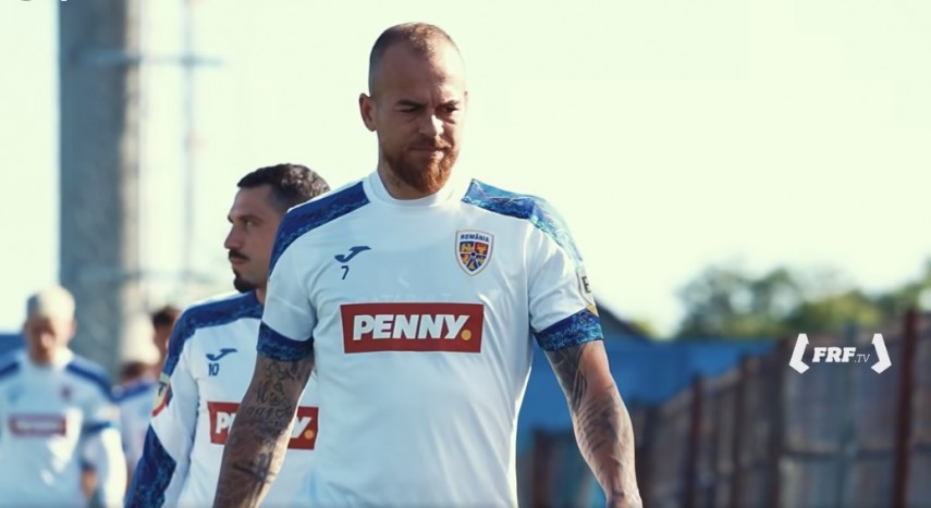 Constănțeanul Denis Alibec (FCSB), în lotul României pentru meciurile cu Austria și Cipru. Sursa foto: captură frf.tv