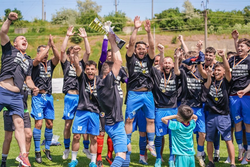 Premierea campioanei CS Agigea. Sursa foto: Facebook (Clubul Sportiv Agigea 2023)