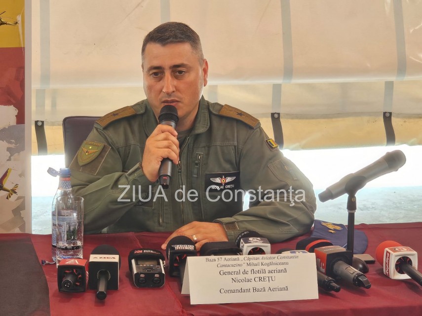 Nicolae Crețu, comandantul Bazei Mihail Kogălniceanu