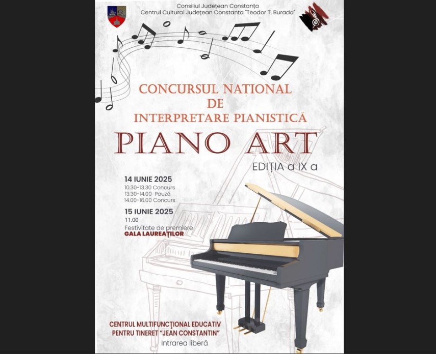 Afișul evenimentului. Foto: Facebook Centrul Cultural Județean Constanța „Teodor T. Burada”