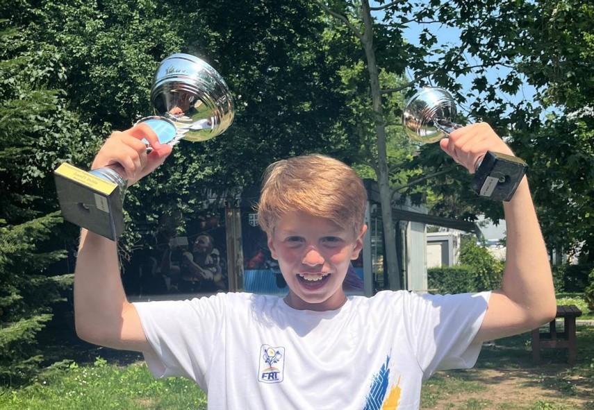 George Damcaliu. Sursa foto: Facebook (Tenis Constanța)