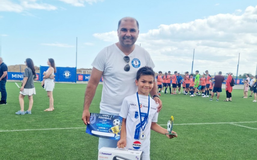 Ionuț Măgureanu și fiul său, Fabian