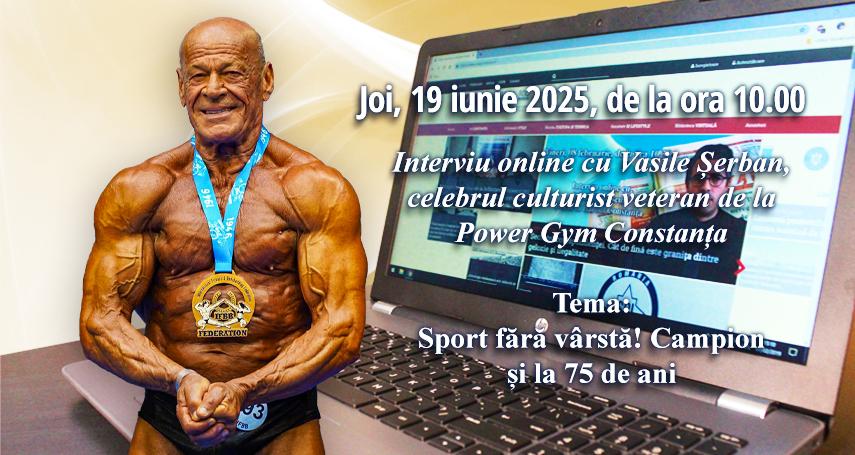 Sursa foto Vasile Șerban machetă: Facebook (Federația Română de Culturism și Fitness)
