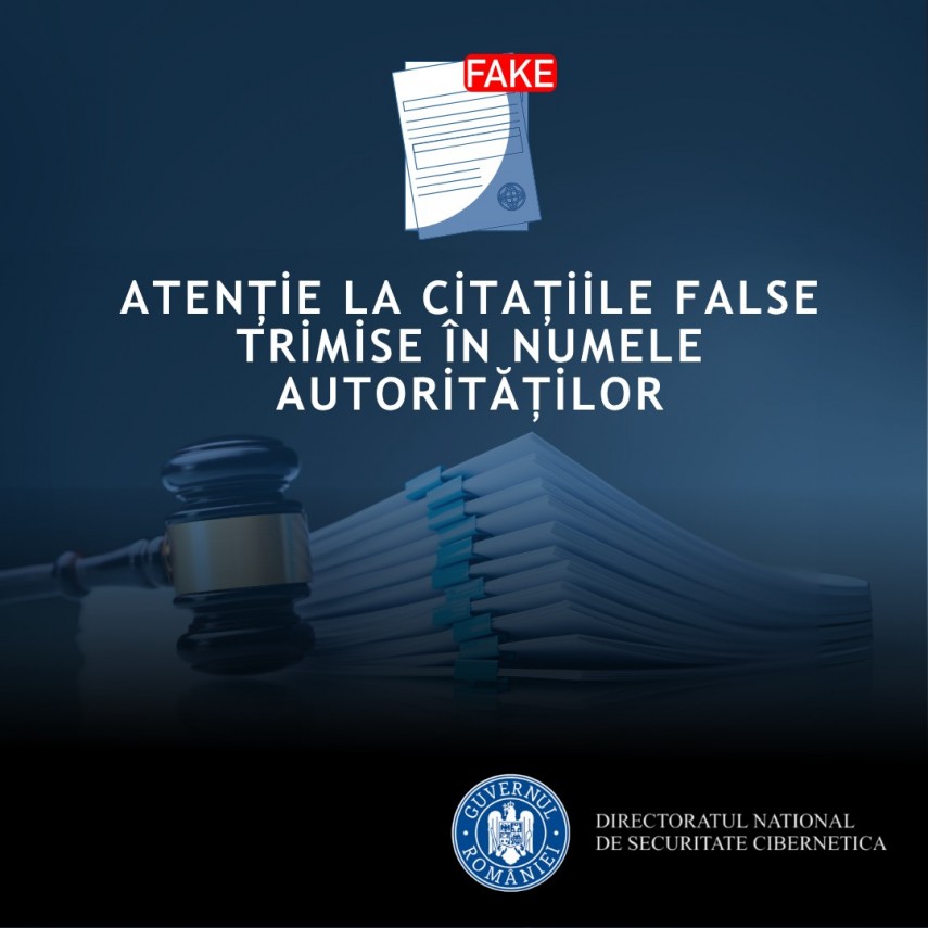 Sursa foto: Facebook/ Directoratul Național de Securitate Cibernetică