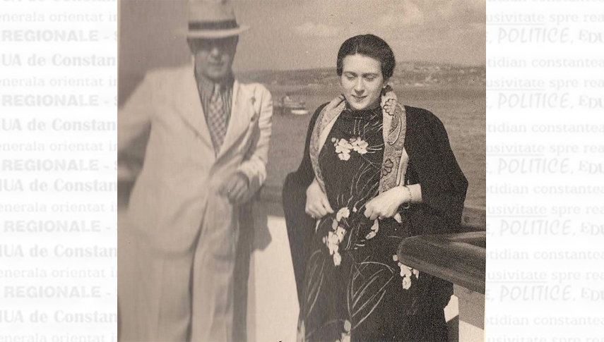 Soții Virginia și Virgil Dragalina în anul 1939