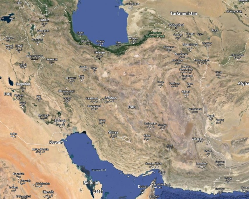 Iran, Foto: Google Maps