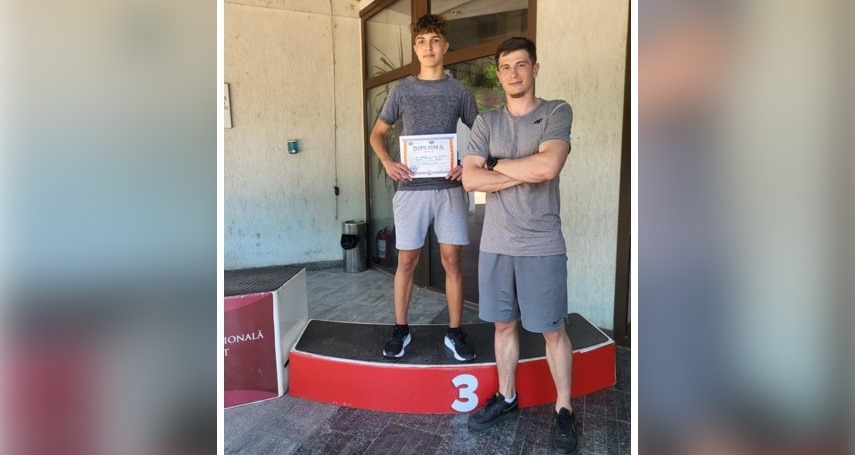 Frații Adrian și Alex Vișan. Sursa foto: Facebook (LPS Nicolae Rotaru)