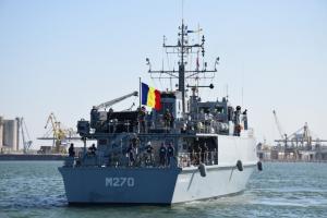Vânătorul de mine „Sublocotenent Ion Ghiculescu” a revenit în Portul Militar Constanța după ce a încheiat participarea la Grupul operativ pentru combaterea minelor marine din Marea Neagră 