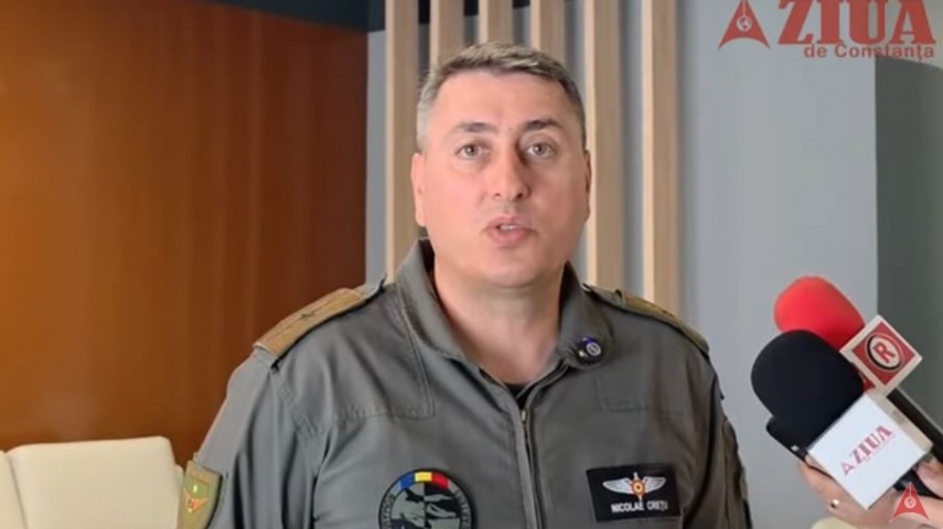 Nicolae Crețu, comandantul Bazei Mihail Kogălniceanu