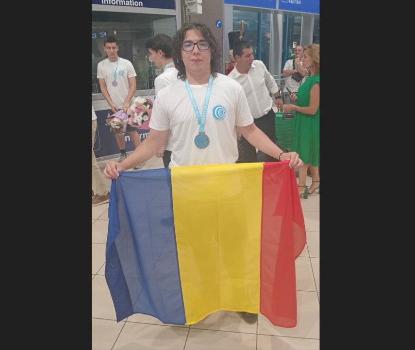 Antonio-Ioan Stoica. Foto: Facebook Colegiul Național „Mircea cel Bătrân” Constanța