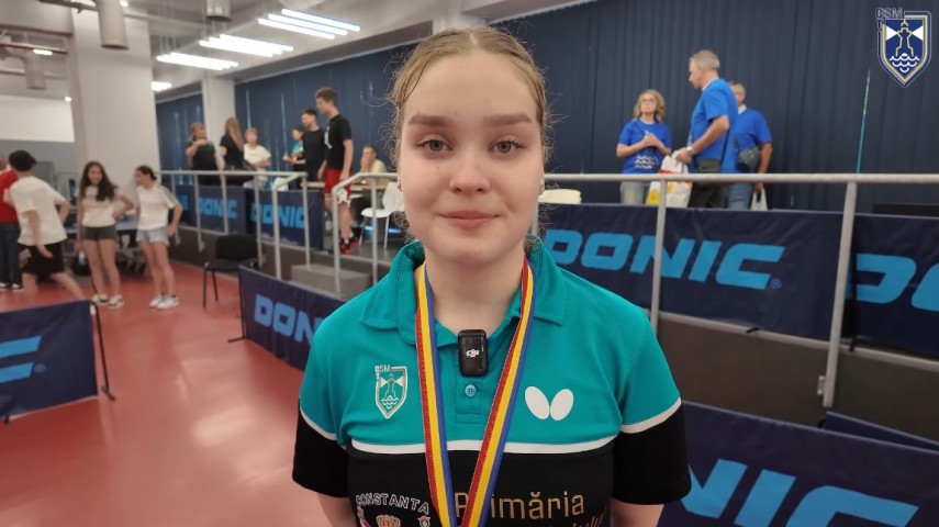 Elena Zaharia. Sursa foto: captură Facebook (CSM Constanța)