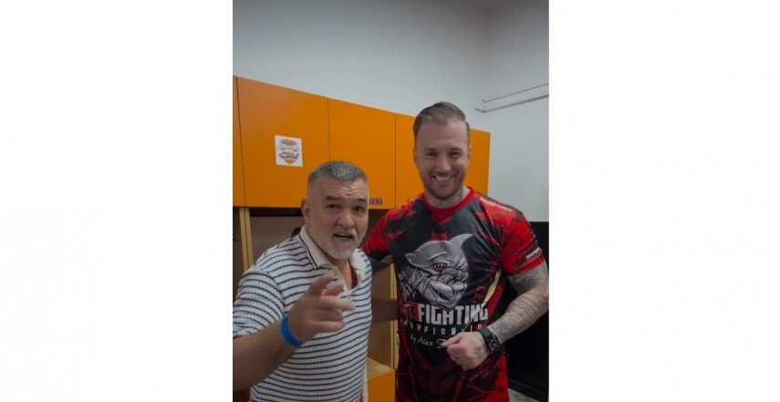 Leonard Doroftei și Alex Filip. Sursa foto: captură Facebook (Alex Filip)