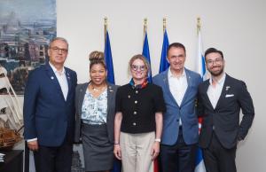 Delegație din Fort Lauderdale, în vizită la Primăria Constanța (FOTO)