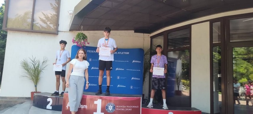Eduard Durău, medaliat cu bronz. Sursa foto: Facebok (CSS1 Constanța)