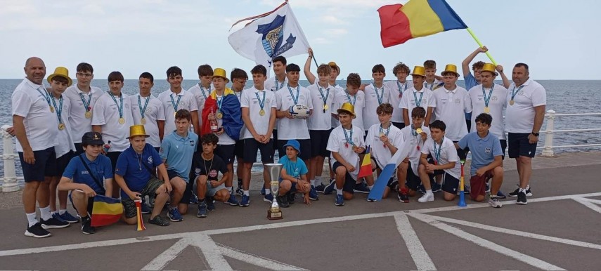 Tomiranii Constanța, campioană națională 2025 la Under-16. Sursa foto: Facebook (Cristian Cojocaru)