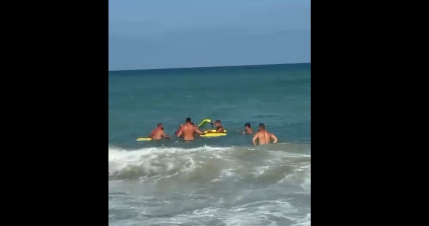 Captură video. Sursă: Facebook/Salvamar Eforie Nord