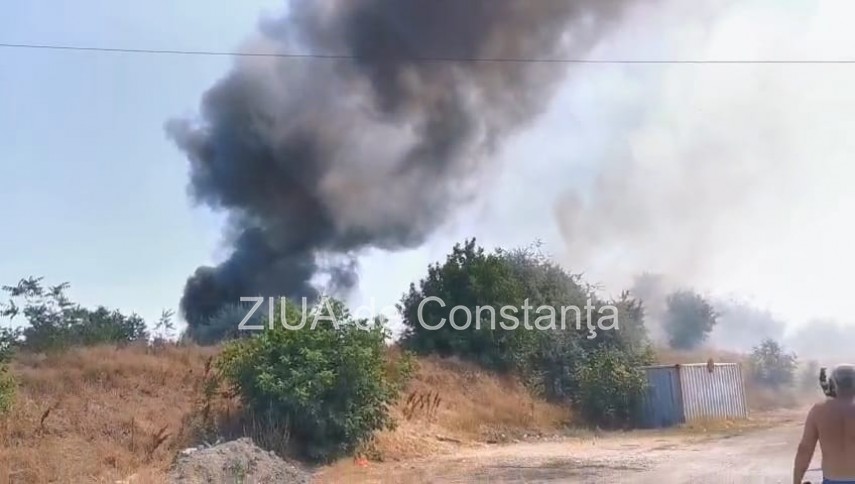Incendiu de vegetație uscată