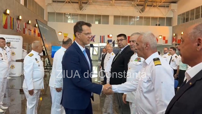Ministrul Apărării Naționale, Ionuț Moșteanu, în Portul Constanța