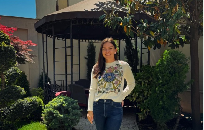 Simona Halep - Andrei Pavel, meci demonstrativ la Concord Iasi Open