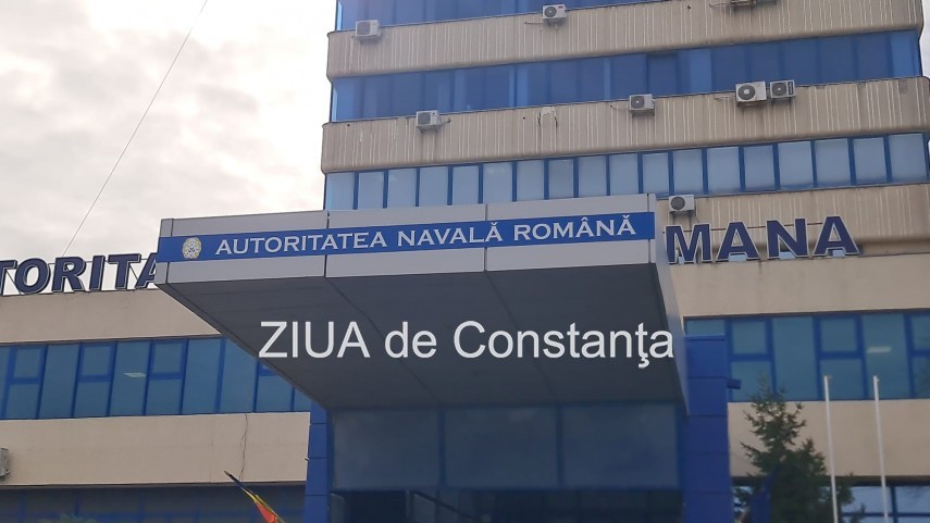 Angajatii Autoritatii Navale Romane protesteaza ca reactie la masurile de austeritate! 