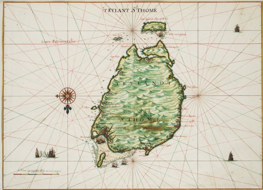 Harta São Tomé de Johannes Vingboons (1665)