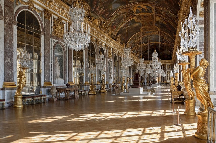 Sala Oglinzilor a Palatului de la Versailles, Sursa foto: Wikipedia