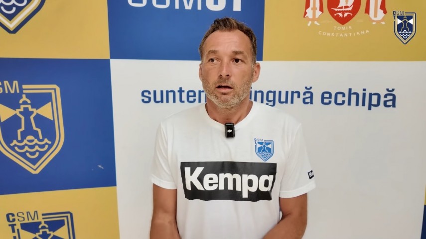 Marius Stavrositu. Sursa foto: captură Facebook (CSM Constanța)
