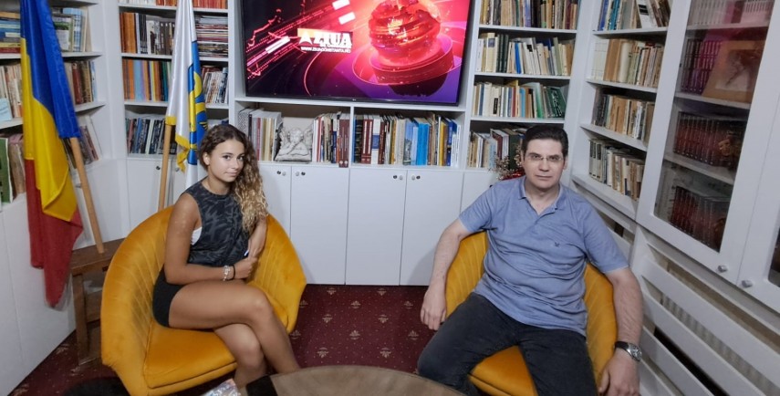 Alecsandra Scărlărescu, interviu online la ZIUA de Constanța. Sursa foto: ZIUA de Constanța